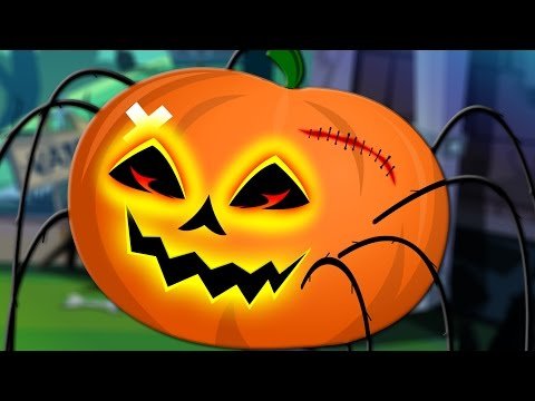 scary incy wincy spider | halloween song | nursery rhymes | kids songs | scary pumpkin