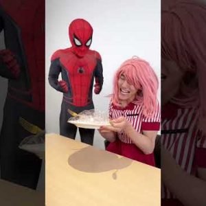 ISSEI funny video 😂😂😂 with Spider-Maaaaaaan #shorts
