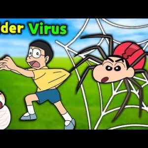 Shinchan Became Dangerous Spider 😱 || Funny Game Roblox 😂