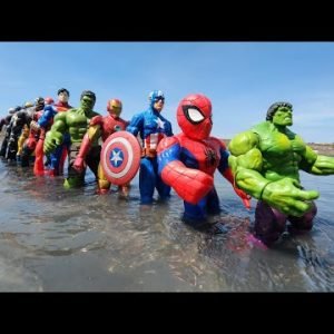 SUPERHERO AVENGERS HULK VS SPIDER-MAN, IRON MAN VS HULK SMASH, THANOS VS THOR