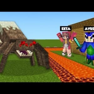 Mutant Spider Vs Best Defence Base in Minecraft (Hindi) 😱 ft @Ayush More