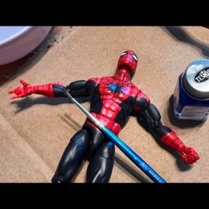 Brighter BLUE for FA Spidey! – Marvel Legends Spider-Man Custom LIVE