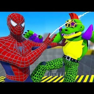 Spider-Man Uses Powers Against FNAF Animatronics – Bonelab Mods