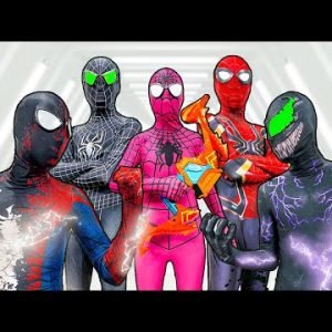 TEAM SPIDER-MAN vs ALIEN SUPERHERO ( Special NEW SUPER HERO Battle ) – Bunny Life