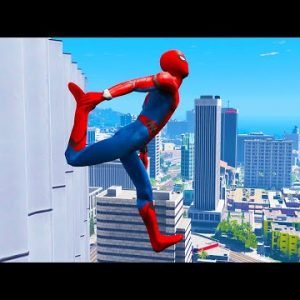 Funny Moments In GTA 5 – Spider-Man #8