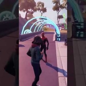 Spider-Man and MJ emotional scene#fortnite #spiderman #ironman #viral #short