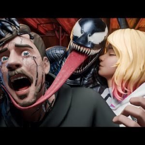 Spider-Gwen’s VENOMOUS KISS ends MrBeast’s LIFE.. Fortnite