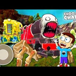 Choo Choo Charles Spider Train – Mobile Game 🤩 | Shiva and Kanzo Gameplay