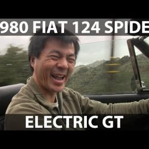 Test driving Fiat 124 Spider Electric GT