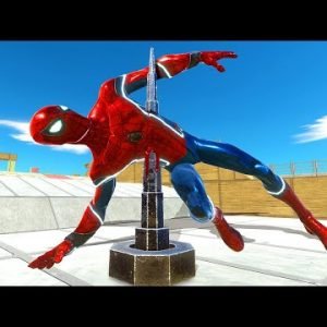 SPIDER-MAN vs Extreme Obstacle Course – Animal Revolt Battle Simulator