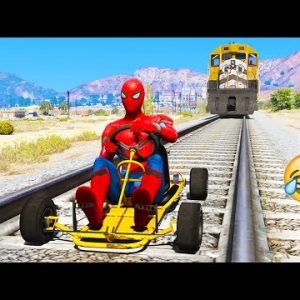 Funny Moments In GTA 5 – Spider-Man #7