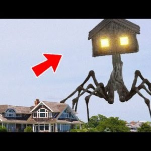 My House Turns into a GIANT SPIDER!
