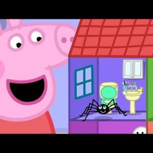 Peppa Pig Finds A Spider!