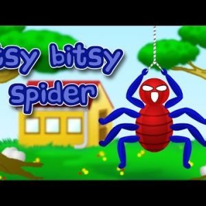 Itsy Bitsy Spider Song | Itsy Bitsy Spider Went Up the Water Spout with Spiderman ~ Noodle Kidz