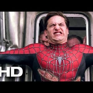 Spider-Man Stops A Train From Crashing Scene – Spider-Man 2 (2004)