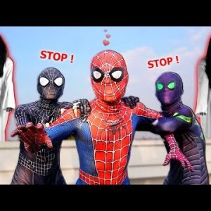 VENOM & PURPLE HERO , WE NEED TO HELP SPIDER-MAN !!! ( Superheroes Funny Movie ) By FLife TV