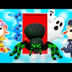 Scary Ghosts & Big Spider & Rabbits vs Rescue Team Patrol | Kids Run Away!  Monsters Under The Bed