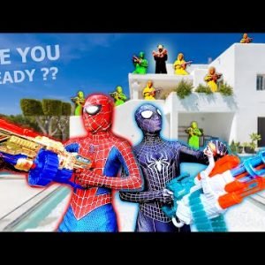 GET SPIDER-MAN’s HOUSE BACK !!! ( Nerf War Movie ) By FLife TV