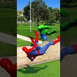Spider-Man Attacked By Hulk 2099 | Supergirl “SAVES” Her Husband #shorts