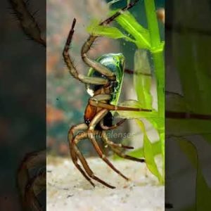 This Spider Lives Underwater | The Diving Bell Spider