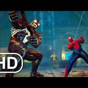 Spider-Man & Venom Fight Dracula Scene 4K (2023) – Marvel’s Midnight Suns