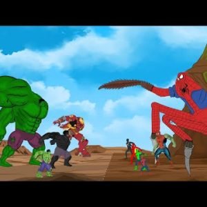 Evolution of Hulk vs Evolution of Giant Spider-Man Quad [2023] | SUPER HEROES MOVIE ANIMATION