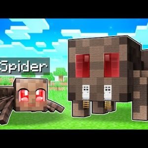 My Spider’s SECRET Base In Minecraft!