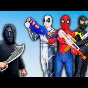 TEAM SPIDER-MAN vs BAD GUY TEAM ||  Rescue The Venom From BAD GUYS COLOR-TEAM ( Live Action )