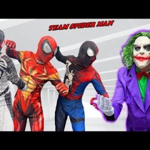 TEAM SPIDER MAN vs BAD GUY TEAM | That Guy Is a SUPER BAD-HERO ! ( Live Action ) – Fun BigGreen TV