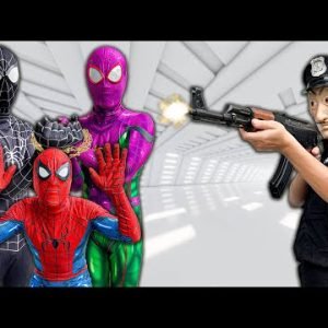 TEAM SPIDER-MAN IN REAL LIFE || Bad Guys Attack SPIDER-MAN’s HOUSE ( Nerf War Movie )