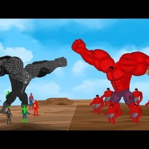 Evolution of BLACK HULK vs Evolution of BLACK SPIDER-MAN: Who Will Win |SUPER HEROES MOVIE ANIMATION