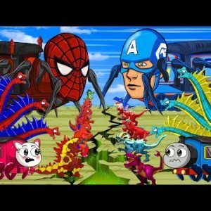 CHOO-CHOO CHALES SPIDER JR GODZILLA Evolution Of SUPERHEROE Compassion: New Godzilla on Monsterverse