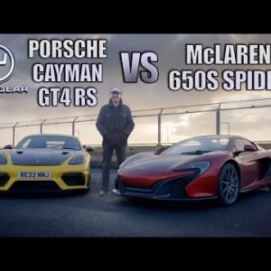 Porsche Cayman GT4 RS v McLaren 650S Spider: Shootout! | Fifth Gear