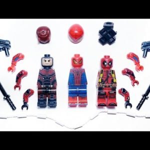 Lego Marvel Deadpool, Daredevil & Spider-Man | Team Red Superhero