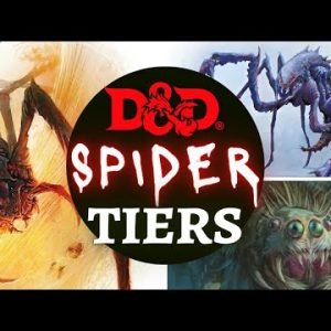 D&D MONSTER RANKINGS – SPIDER TIERS