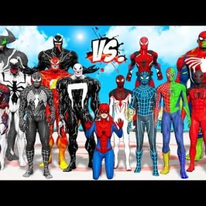 TEAM SPIDER-MAN “Defeated” TEAM VENOM | Spider Girl Is Kidnapped – Epic Superheroes War