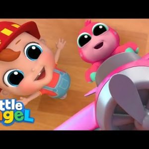 Fly, Itsy Bitsy Spider ! | Little Angel Kids Songs & Nursery Rhymes