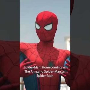 Spider Man Homecoming vs  The Amazing Spider Man vs  Spider Man #shorts