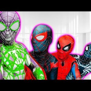 Team Spider-Man #25 | JOKER Creation Zombie Live Action | Bad Guy Team Spiderman In Real Life