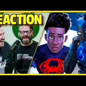 Spider-Verse, DC Blue Beetle, Marvel Secret Invasion Live Trailer Reaction Kinda Funny