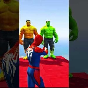 GTA 5 Epic Ragdoll | Spider-Man Jumps/Fails ep.12| #shorts #viral