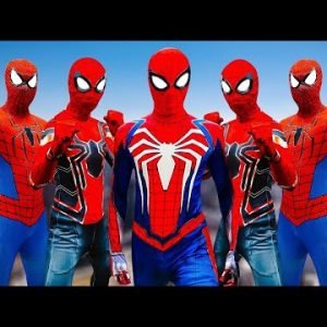 Spider-man Battle Fan Made Movie | Venom Chase Spider Girl #17 | TEAM SPIDER-MAN vs BAD GUY TEAM