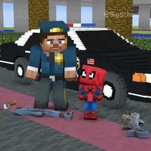 Zombie Go Robbery Meet Baby Spider-Man