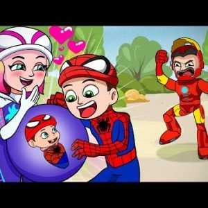Spider Man! I Love You…Ghost Spider is pregnant? Marvel’s Spidey and his Amazing Friends Animation