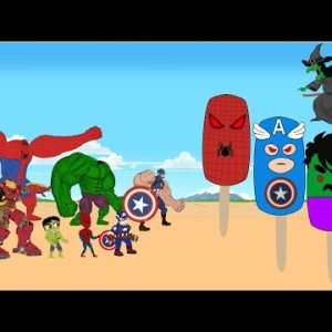 The Witch Kidnaps Hulk and Spider-Man, Captain America and the Mystery of Evolution|Roblox Superhero