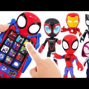 Marvel Spidey y sus Asombrosos Amigos Spider-Man ¡Teléfono Web! ¡Invoca al héroe! | DuDuPopTOY