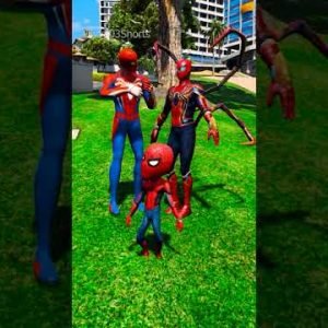 GTA V: SPIDER-MAN GIFTS HIS BABY A SUPERBIKE #shorts