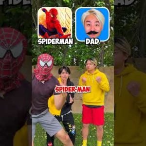 Meet Spider Man Or My Dad? #shorts