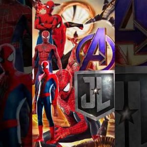 Spider-Man(Tom) & Spider-Man(Tobey) & Spider-Man(Andrew) vs Avengers & Justice League #marvelvsdc