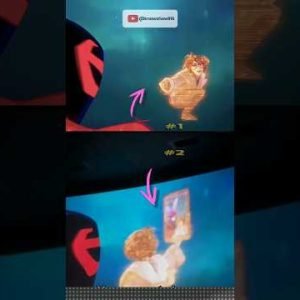 Different Animations Scenes in Across the Spider-Verse #shorts #acrossthespiderverse #spiderman